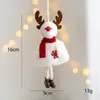 2022 Cross-Border New Christmas Plux Doll Clots Art Old Man Snowman Elk Small Pendant Christmas Tree Decoration