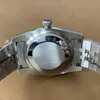 Armbandsur Titta p￥ 36mm tandring safir glas rostfritt st￥l fodral armband med japansk NH35 automatisk r￶relse i presentboxbr￤nna
