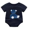 Klassische Baby-Strampler Onesies Baumwolle Kurzarm Mädchen Jungen Overalls Kleinkind Kinder Strampler Kleidung 3 Farben