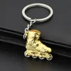 NIEUWE ROLLER SKATE Keychain Men Women Exquisite Key Chains Accessoire Gifts Keyring Bags Charms For Unisex