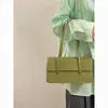 Sacs de soirée Casual Quotidien Sac à bandoulière Femme Style français Dames Mode Vert Sac A Main Femme Vintage Flap Hasp Square Bolso MujerEvening