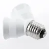 Lampenfassungen Sockel PCs Ankunft LED Halogen E27 bis 2 Y-Form Glühbirne Splitter Adapter Konverter WorldwideLamp