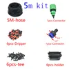 Watering Equipments 50M-5M DIY Drip Irrigation System Automatic Garden Hose Micro Kits With Adjustable DrippersWatering