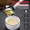 304 Stainless Steel Soup-Spoon Colander Long Handle Filter Grease Oil Soup Separation Spoon Kitchen Cooking Utensils