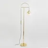 Floor Lamps Modern Glass Nordic Simple Bedroom Bedside Reading Lamp Home Decoration LED Standing Lights E27 Lamparas LightingFloor