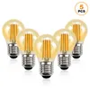 Ampoules LED 4W Dimmable Globe Ampoule Mini Verre Ambre Edison E27 2700K Vintage Filament Pour Lustre String LightingLED