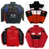 Nova motocicleta corrida wear inverno totalmente bordado logotipo jaqueta de carro