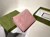 Nouvelles dames en peau de mouton portefeuilles courts mignon rose fil à broder multi-cartes grande capacité porte-monnaie portefeuille de stockage de documents femmes porte-cartes pochettes