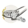 자신의 약혼 반지를 사용자 정의하십시오 0 3CT-12CT MOISSANITE DIAMOND RUBY EMERALD SAPPHIRE RING 9K 10K 14K 18K GOLD 201110229D