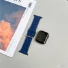 Silikongurte für Apple Watch Band Link Kettenstil Smart Wearable Accessoires Serie 3 4 5 6 7 SE IWATCH 38 40 41 42 44 45mm