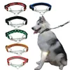 Collari per cani Guinzagli Collare Martingal con catena a maglie saldate Accessori per addestramento con pizzico in nylon per animali domestici Regolabili per cani di taglia grande