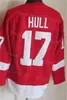 Men Hockey Vintage Retro 24 Chris Chelios Jersey 16 Vladimir Konstantinov 17 Brett Hull 19 Steve Yzerman 91 Sergei Fedorov 75th Year Sti