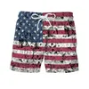 Skull Eagle USA Flag 3D Board Shorts Shorrks Summer New Quick Dry Beach Swing Shorts Men Hip Hop Short Bant