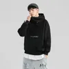 Erkek Hoodies Sweatshirts Moda Marka Sonbahar Kış Teknoloji Yüksek Yaka Erkekler Polar Sıcak Kapşonlu Büyük Boy Boy Beltlenk Sweatshirt