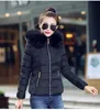Women's Down Women's & Parkas Womens Winter Jackets And Coats 2022 Women's Thick Warm Faux Fur Collar Hooded Anorak Ladies Jacket
