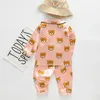 صيف/Springtoddler Baby Boys Girls Pajamas مجموعة الكراكتون دب طباعة قمم الحرير الساتان مع مجموعات ملابس الأطفال سروال نوم