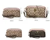 Long Wallets Designer Women Print Coffee Colour Zip Clutch Wallet Fashion Vintage Cross Body Lady Handbags Coin Purses C b d