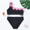 Kinder-Bademode, zweiteiliger Flamingo-Badeanzug für Mädchen, Sommer-Bikini-Sets, Kinder-Badeanzug, schön