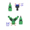 Watering Equipments 50M-5M DIY DRIP IRRigation System Automatische tuinslang Micro-kits met verstelbare drupperswater