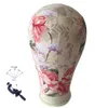 Cork Canvas Block Salon Professional Making Flower Maronquin Model Manikin Head Fashion Tripod Stand Trans Holde260b