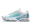 2023 plus tn 3 hardloopschoenen afgestemd heren dames Laser Blue Aqua Volt Triple White Grey Light Bone Yellow Be True heren trainers dames outdoor sport sneakers