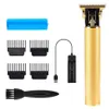 Hair Clippers T Blade Trimmer Kit For Men Home USB Rechargeable With Antiskid Handle Cutting222i