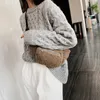 Midjev￤skor Plush Women's Bag Solid Color Belt Shoulder Crossbody Chest Brand Designer Female Fanny Pack Banana Hip Pursewaistwaist