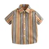 Baby Boys Plaid Shirts Child Kids Boys Long Sleeve Tops Shirt Spring Autumn Turn Down Collar Blouse 2-8T Fashion