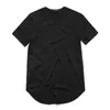 2023 Мужские футболки мужская футболка мода Расширенная уличная кирбита мужская одежда изогнутая длинная линия