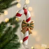 Malowane w kształcie kulki dekoracja choinki Mały zawieszek na prezent świąteczny dom samochodowy Snowman Garland Pendant