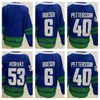 Masculino Hockey 53 Bo Horvat Jersey 6 Brock Boeser 40 Elias Pettersson 43 Quinn Hughes 35 Thatcher Demko 22 Daniel Sedin 33 Henrik 10 Pavel B