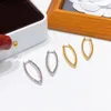 Hoop Huggie Minimalistische Gold Silber Farbe Runde Perlenohrringe für Frauen Trendy Geometrisch Drop Statement Party Modeschmuck GiftHoop