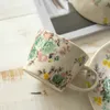 Tasses Anglais Fleurs Cassées Tasse Irrégulière Tasse À Café Eau Couple Bol AssietteMugs