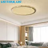 Lampade a sospensione Modern Luxury Luminaria Rotonda Illuminazione in cristallo Plafoniere super sottili Lampadario a led Decorazioni per la casa PlafonnierPendant