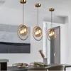 Pendelleuchten, LED-Leuchten, einfache Glas-Innenbeleuchtung, Wohnzimmer, nordische Hängelampen, Heimdekoration, Leuchten