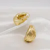 Dangle Earrings Chandelier Fashion Jewelry Golden Round Statement for Women Partyの出席