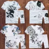 Herren-Trainingsanzüge für Herren im chinesischen Stil, kreativer 3D-Druck, modisch, lässig, T-Shirt und Shorts, Anzug, Sommer, 2022, hochwertige Baumwolle, große Größe