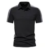 Polo da uomo Trend Taglia europea Estate Moda uomo Business Casual Sport Tee Risvolto T-shirt a maniche corte Camicia da uomo