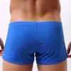 Cueca masculina boxeadores deslizam Homme Sexy Brand Clothing 2022 Comfy Gay Man Gle Ice Silk Boxer Nylon Shorts Panties Lingerieunderpants