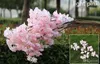 Artificial Cherry Blossom Fake Flower Garland White Pink Red Purple Available 1 M/Pcs for Wedding DIY Decoration FY3850 0821