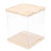 Aufbewahrungstaschen Acrylschuhkartons H￼lle Container Geschenkbeh￤lterstor