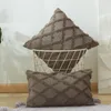 Подушка/декоративная подушка сплошное цвет геометрический ротан