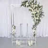 3 PCS Or Brillant Décoration De Mariage Cadre Extérieur Pelouse Plantes Floral Grand Stade Mur Props Bienvenue Décors Porte Fleur Arche Fête D'anniversaire Ballon Présentoir