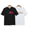 Camisetas masculinas Hight Mulheres Mulheres Teddy urso impresso t camisetas pretas Tee branca homens mulheres palmeira camisetas de manga curta PA Cotton Roupos de algodão