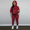 럭셔리 여성 스포츠 Tracksuits 디자이너 두 조각 세트 여성 의상 여성 바지 정장 2 조각 여름 Activewear 브랜드 캐주얼 클럽 파티 의상