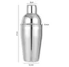 Bar Tools Eco-friendly 550ml Stainless Steel Cocktail Drink Shaker Mixer High Quality Bar 60pcs DAP486