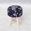 Miniature furniture for doll house model round bar stool Kitchen living room fabric stool 1222899