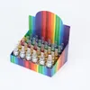 최신 흡연 다채로운 알루미늄 합금 필터 파이프 휴대용 건식 허브 담배 담배 담배 포수 테스터 박쥐 원 타자 혁신적인 디자인 튜브 DHL