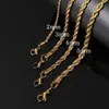 Stainless Steel Rope Chain Necklace for Men Women Jewelry Accessories Wholesale