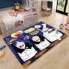 Carpets Cook Cooking Food 3D Print Cute Cartoon Chef Cuisine Floor Mat Living Room Carpet Soft Flannel Play For Adult Boys And GirlsCarpets